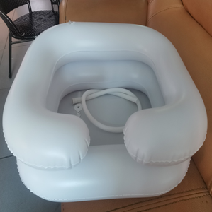 Bassin de lavage portable et moderne gonflable pour spa, <span class=keywords><strong>aide</strong></span> auxiliaire pour le lavage des personnes alitées, bol peu profond avec tube de vidange, pour usage domestique et clinique - Product Image 2