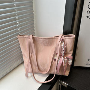 Sac à bandoulière pour femme, grand sac à main en PU avec ruban, sac fourre-tout pour femme - Product Image 6