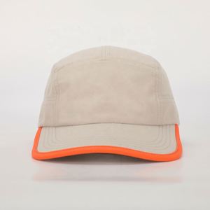 Gorra de campamento de 5 paneles con logotipo bordado de diseño personalizado OEM, gorra deportiva para correr, gorra ligera para acampar al aire libre - Product Image 2