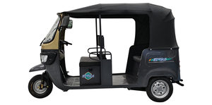 KEYU Tuk Tuk Électrique Personnalisé à 4 Places <span class=keywords><strong>avec</strong></span> Moteur AC 60V3000W et Carrosserie Ouverte - Product Image 3