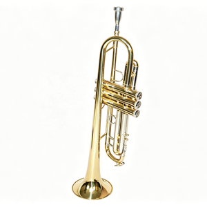 <span class=keywords><strong>Trompeta</strong></span> de Estructura Clásica con Lacado Dorado, Apta para Fabricantes de Instrumentos Musicales (OEM) - Product Image 4