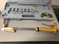 Kit de soudage et de découpe portable de type américain 62-3F, oxygène-acétylène, avec étui de rangement pour outils de soudeur