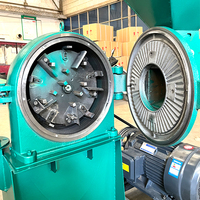 Nouvelle machine à moudre la farine de manioc avec moteur diesel, mini moulin à farine pour la maison