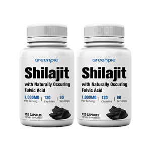Greenpie produttori <span class=keywords><strong>Shilajeet</strong></span> Shilajit capsule acido fulvico con naturalmente si verificano per l'uomo donna - Product Image 2