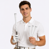 Poignées de clubs de golf en caoutchouc durables et écologiques de qualité supérieure pour fers et bois, avec une traction améliorée et un design ergonomique confortable