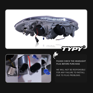 Feux avant TYPY pour Toyota Corolla 2003-2009 (version américaine) avec feux de jour à LED et clignotants séquentiels - Product Image 5