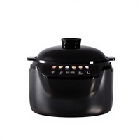 Marmite Électrique Multifonction avec Couvercle en Céramique Blanche - 1,5-2,5 L, Menus Préprogrammés, Minuteur et Réservation, pour une Cuisine Saine, Aliments pour Bébé