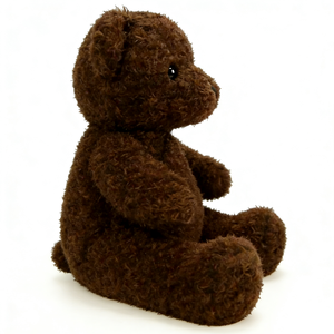 Oso de peluche marrón personalizado, oso de peluche clásico, oso de peluche marrón oscuro - Product Image 4