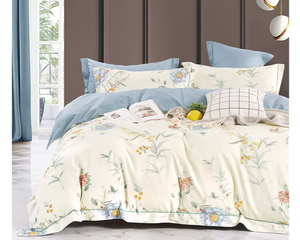 Conjuntos de Capa de Edredom de Algodão Estampados de Luxo, Novos Conjuntos de Edredom Estampados, Conjuntos de Roupa de Cama Estampados, Novos Conjuntos de Lençóis Ajustáveis de Boa Qualidade - Product Image 1