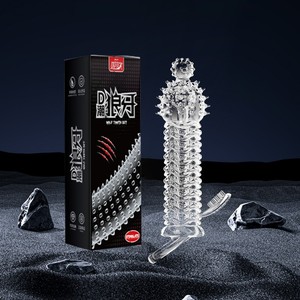 Jeu de cristaux Ji Yu, ensemble de crocs de loup, extra long, épais et volumineux, jouet sexuel pour couple, ensemble de stimulation profonde portable pour homme, pour adultes - Product Image 2