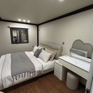 Casas Modulares Expandibles Personalizadas de 20 pies <span class=keywords><strong>y</strong></span> 40 pies, Casa Contenedor Plegable de Acero Prefabricado, Villa Habitable Hecha en China con Panel Sándwich - Product Image 4