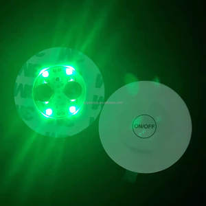 Posavasos de acrílico LED transparente, soportes para bebidas iluminados coloridos, impermeables para uso diario o festivales como Diwali y Ramadán - Product Image 2