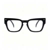 Lunettes anti-lumière bleue carrées rétro SM22009 - Monture légère en PC avec verres en résine transparente pour hommes et femmes (4 couleurs)