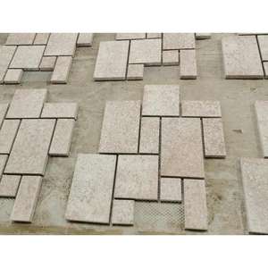 SH PIERRE Pierre Naturelle 602 Granit Stack Bond Français Motif Flammé Surface Machine Coupe Scié Bord Jardin Pavé Pavé - Product Image 1