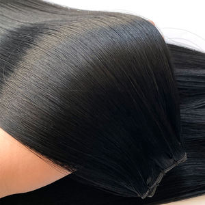 Kalın biter kesilebilir görünmez insan saçı ince Genius atkı 2025 süper yorum insan saçı - Product Image 4