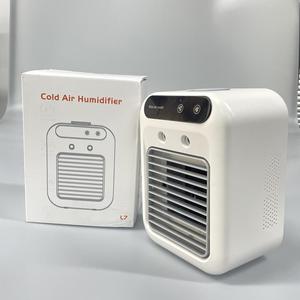 Ventilador de Escritorio Pequeño con 15 Rejillas Ajustables, Enfriador de Aire Portátil con Alimentación USB, Aire Acondicionado Portátil para Habitación, Oficina, Escritorio, Camping - Product Image 5