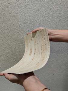 Panneau décoratif de panneau de mur de travertin d'or blanc de <span class=keywords><strong>pierre</strong></span> flexible de haute qualité pour extérieur - Product Image 5