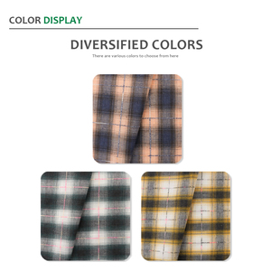 Yüksek kaliteli iplik boyalı renkli 40 pamuk <span class=keywords><strong>55</strong></span> polyester 5 rayon jakarlı gömlek elbise eğlence gereçleri için kumaş kontrol - Product Image 3