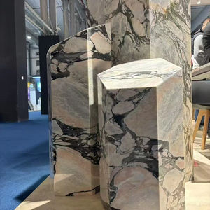 Design moderno Rosa Calacatta Aurora Rosa piano in marmo lucidato con capacità di progettazione grafica naturale - Product Image 3