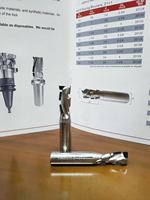 Fraise de rainurage PCD/DP pour le travail du bois, 12mm et 12.7mm, qualité supérieure, diamant, fraisage en spirale, mèches de routeur CNC pour panneaux d'aggloméré MDF