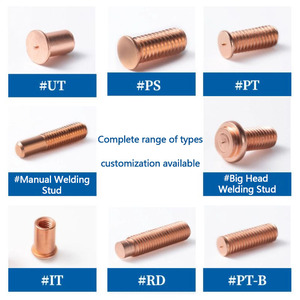 Gb10432 gb10433 iso13918 נירוסטה פליז ריתוך הברגה נקודה ריתוך נירוסטה נקודה ריתוך מוט נירוסטה - Product Image 3