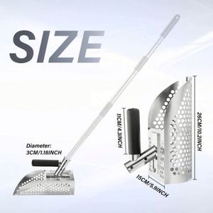 Pelle à sable légère en acier inoxydable Fly MIX COLOR pour la détection de métaux sur la plage et en extérieur, avec filtre, pour la recherche de trésors, 12 All - Product Image 2