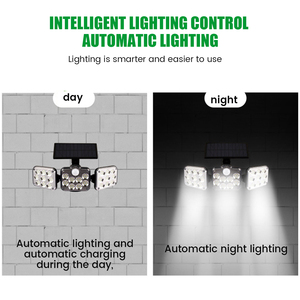 Đèn Gắn Tường Năng Lượng Mặt Trời Cảm Biến Chuyển Động 2022 Đèn Led Gắn Tường Ngoài Trời HOWPOW LED COB - Product Image 5