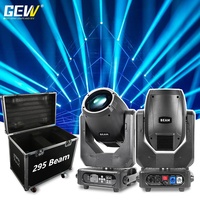 Paquete de 2 Luces Móviles Sharpy DMX de 295W con Control Maestro-Esclavo y Estuche de Transporte