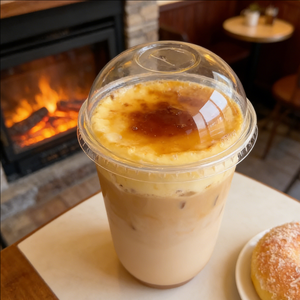 Gobelets en plastique rigide transparent de 16 oz pour thé au lait avec couvercles et pailles - Product Image 3