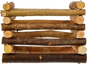 Hierba <span class=keywords><strong>de</strong></span> conejo para roedores <span class=keywords><strong>de</strong></span> madera natural Hack Heuraufe Mit Sitzbrett - Product Image 5