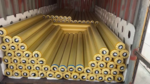 Yazdırılabilir eko Solvent parlak mat PVC yapıştırıcı vinil araç kaplama siyah tutkal kendinden yapışkanlı vinil rulo - Product Image 4