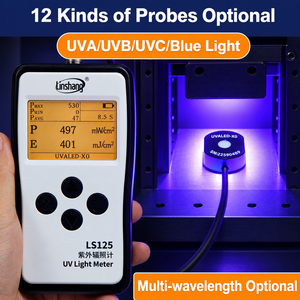 Medidor de Luz UV y Azul Multi-Sonda LS125 para Pruebas de Irradiancia UVA, UVB, UVC y LED de 210 a 490nm - Product Image 5