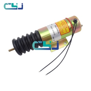 Solénoïde d'arrêt de carburant D513-A32V12 D513A32V12 2001-12E2U1 200112E2U1 pour excavatrice, électrovanne d'arrêt, électrovanne d'extinction - Product Image 3