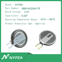 High-quality NYFEA NB5R5- Series Coin-type Supercapacitors SOP-8 5.5V 0.1-5.0F Long Cycle Life Stock Available for Consumer