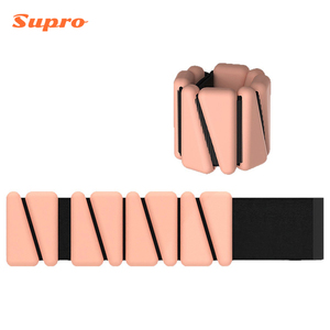 Supro ajustable acero silicona tobillo muñeca pesos manguito Material de hierro ejercicio deportes Fitness pulsera usable - Product Image 5