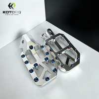Repose-pieds en aluminium CNC KOTORQ pour Surron Light Bee X Talaria Sting R MX4 Wide Y-Style antidérapants pour moto électrique tout-terrain