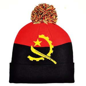 Bonnet de <span class=keywords><strong>ski</strong></span> en tricot doux et chaud avec motif jacquard personnalisé, bonnet à drapeau pour hommes et femmes - Product Image 5