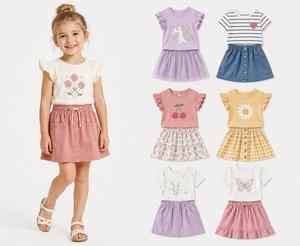 Versatile Daily Summer Kids' Apparel, <b>Mixed</b> Batch Delivery, Random mix,Nationwide Shipping with Reliable Service - Product Image 1
