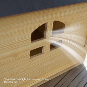 บ้านสุนัขไม้สีขาวทันสมัยสำหรับใช้ภายในอาคาร ประกอบง่าย ปรับแต่งได้ตามต้องการ พร้อมประตูอะคริลิก เฟอร์นิเจอร์สำหรับสัตว์เลี้ยง ขายส่ง - Product Image 4