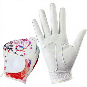 Gants de golf pour hommes Control, paume en cuir Cabretta, design léger en maille, imperméables, antidérapants, confort tout au long de la journée - Product Image 5