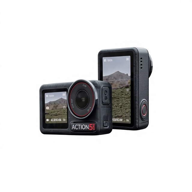 For Action 5 Pro 4K Quality Camera Outdoor Motorcycle Riding Hiking Vlog Travel High Definition Support Captures Stunning 4K Vid