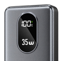 Batterie externe 10000mAh, charge rapide 22.5W, chargeur portable, pack de batterie, affichage numérique, ports USB-A et Type-C