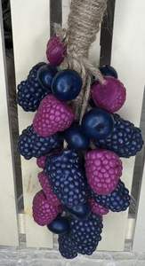 Caja de embalaje con kit de viñas colgantes, jabón artesanal de lichi en forma de racimo de uva pequeño, hecho con cuerda. - Product Image 5