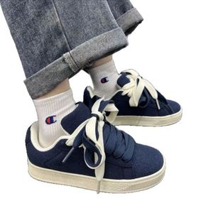 Zapatillas de plataforma retro estilo Hong Kong chic para mujer, con doble cordón, tendencia nacional, informales de otoño - Product Image 4