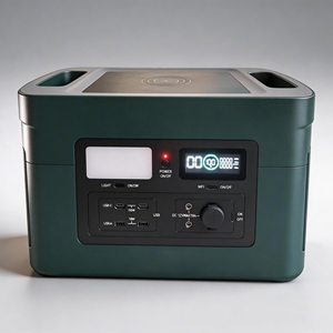 1200W 1024Wh Portable <b>Solar</b> <b>Generator</b> Rechargeable Power Station with LED Emergency Light Qi Wireless Charger for Outdoor RV - Product Image 6