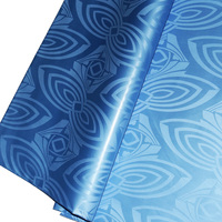 Textile Habillement Traditionnel Africain Bazin Riche Original Damassé Tissu Shadda Couleur Bleue Modèles Classiques de Mauritanie 2025