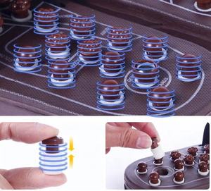 Erkekler kadınlar için manyetik terapi ayakkabı akupunktur noktaları kapalı refleksoloji sandalet ayak masaj terlikleri - Product Image 5