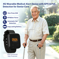 Traceur GPS 4G étanche IP67 pour personnes âgées avec moniteur de température environnementale - Idéal pour les soins aux personnes atteintes de démence et la sécurité des seniors