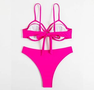 Maillot de bain deux pièces rose Racing Hot Girl Sxe <span class=keywords><strong>Photo</strong></span> Bikini personnalisé couverture complète Sexy Micro <span class=keywords><strong>Monokini</strong></span> - Product Image 5