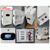 Système de stockage d'énergie solaire 16 kWh en stock UE, configuration divisée pour batterie lithium LiFePO4 51,2 V 280 Ah/300 Ah avec communication CAN